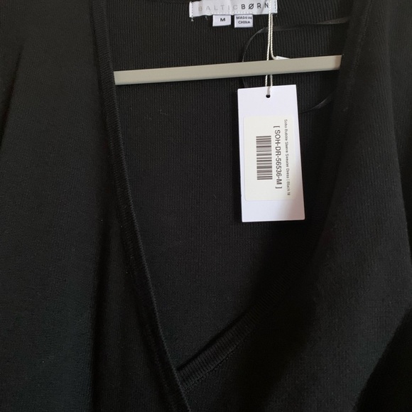NWT Baltic Born Formal Black Dress Long Sleeve Women Size M Sweater Clothing - Picture 3 of 3